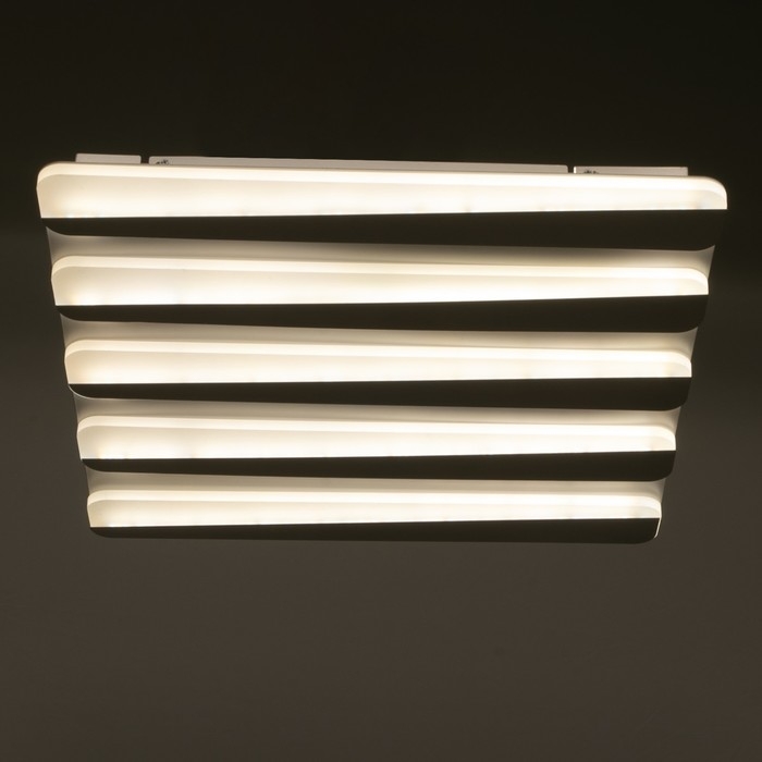 Люстра с ПДУ 1503/5 LED 196Вт 3000-6000К диммер белый 50х50х6,5 см BayerLux