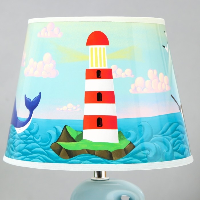 Настольная лампа  Настольная лампа "Корабли" Е14 40Вт 25х25х38 см RISALUX