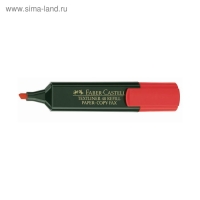 Маркер Текстовыделитель 5,0 мм, Faber-Castell TL 48, красный TL, 154821