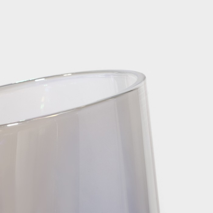 Набор стаканов стеклянных Magistro «Иллюзия», 450 мл, 9,3×11,5 см, 6 шт, цвет перламутровый