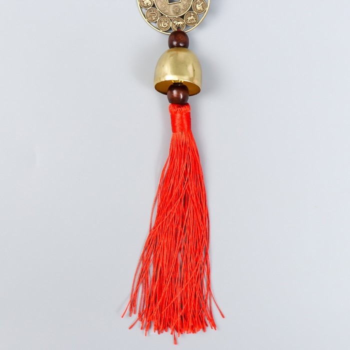 Колокольчик металл  Колокольчик металл "Восточный гороскоп" 26х4,5 см