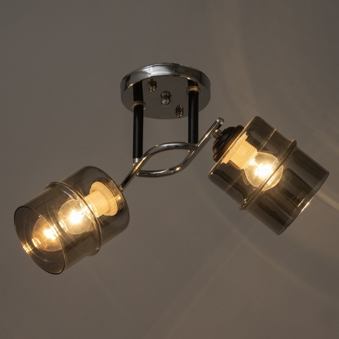 Люстра Люстра "Эрион" 2хЕ27 40Вт хром 48х26 см