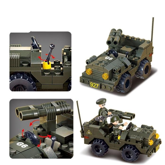 Конструктор «Сухопутные войска: джип», 102 детали Конструктор «Сухопутные войска: джип», 102 детали