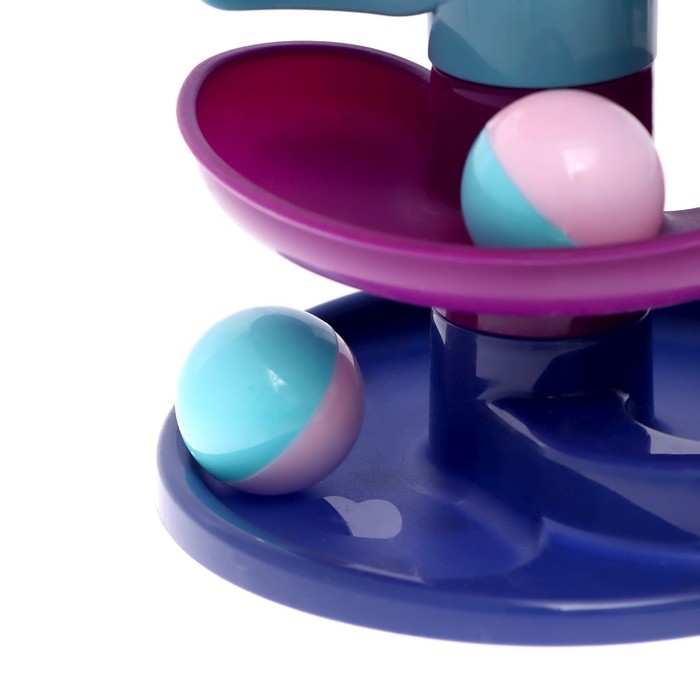 Развивающая пирамидка «Попади в корзину», 6 элементов, цвет МИКС Развивающая пирамидка «Попади в корзину», 6 элементов, цвет МИКС