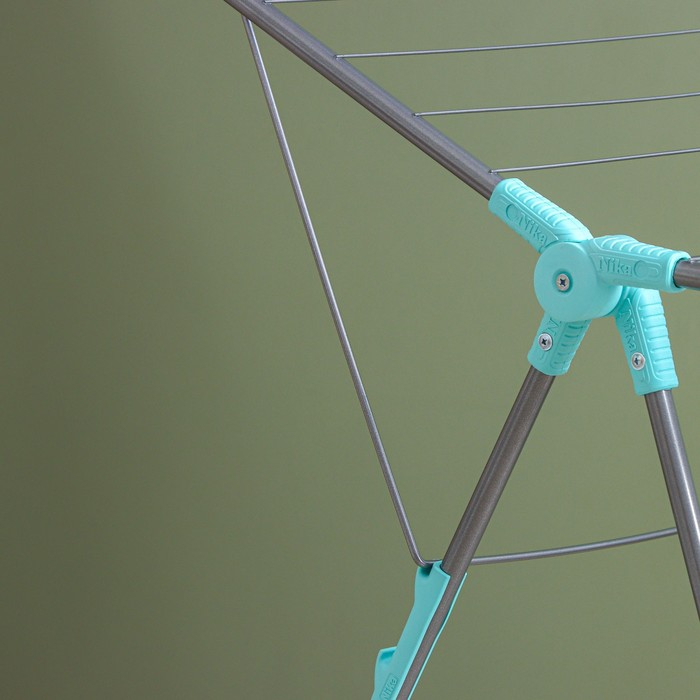 Сушилка для белья двухуровневая, 21 м, цвет серебряный Сушилка для белья двухуровневая, 21 м, цвет серебряный