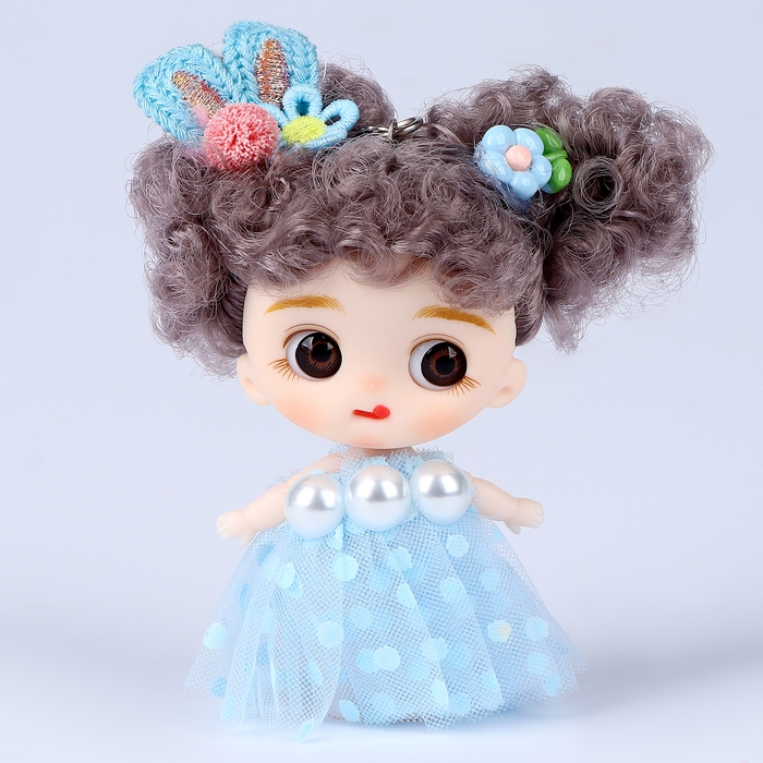 Брелок «Куколка» с двумя хвостиками, 9 см Брелок «Куколка» с двумя хвостиками, 9 см