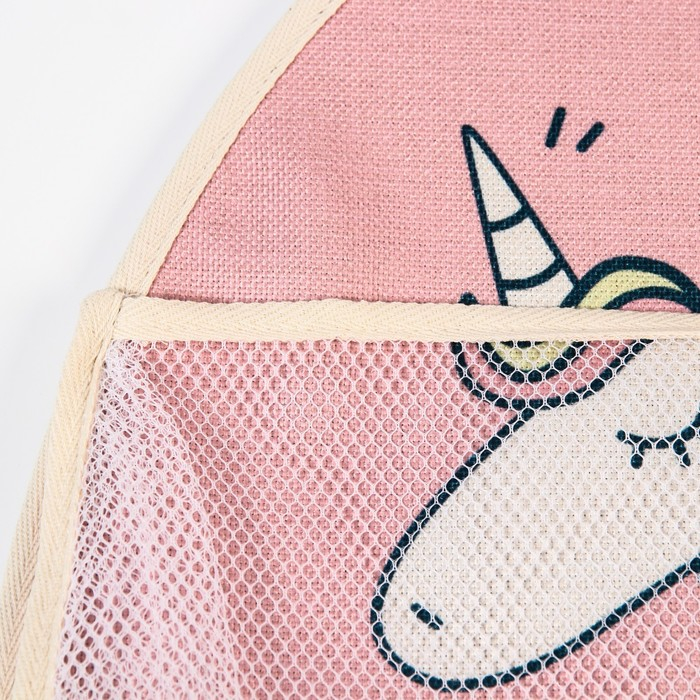 Сетка для хранения игрушек в ванной с петелькой «Единорог» Сетка для хранения игрушек в ванной с петелькой «Единорог»