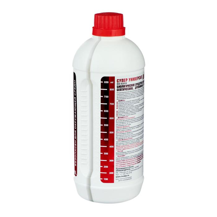 Средство для выгребных ям, септиков и труб BB-U 365 Супер Универсал 1 л Средство для выгребных ям, септиков и труб BB-U 365 Супер Универсал 1 л