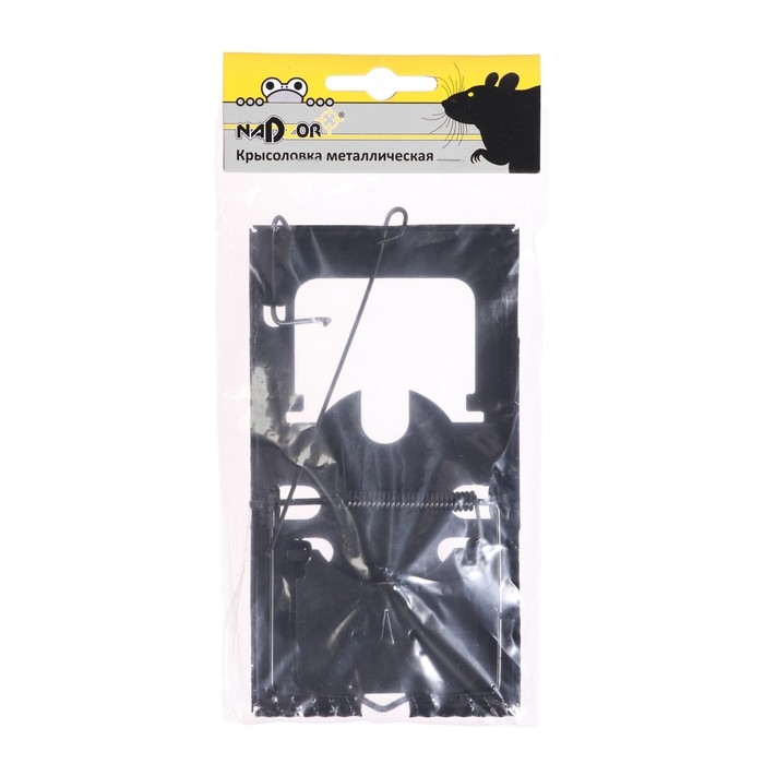 Крысоловка Крысоловка "Nadzor", 16,2 х 8,8 см, металлическая в упаковке с хедером