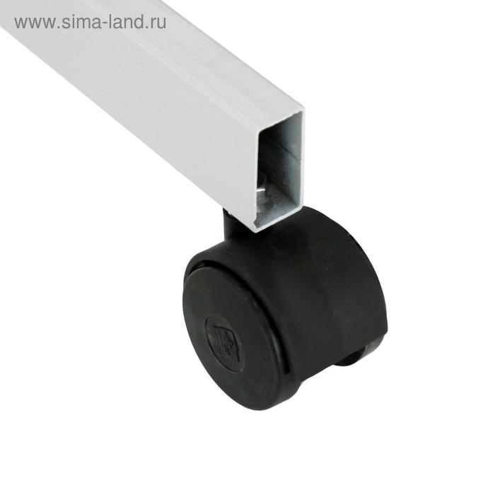 Доска двусторонняя 100х120 см, магнитно-маркерная/меловая, Calligrata СТАНДАРТ, поворотная на мобильном стенде, в алюминиевой рамке, с полочкой Доска двусторонняя 100х120 см, магнитно-маркерная/меловая, Calligrata СТАНДАРТ, поворотная на мобильном стенде, в алюминиевой рамке, с полочкой