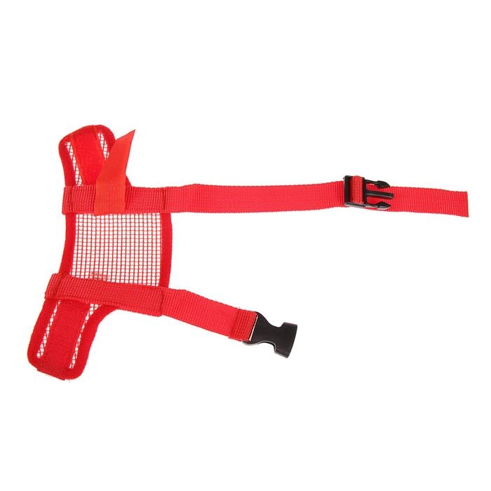 Шлейка регулируемая дышащая, светоотражающая, размер XL (ОШ 48-68; ОГ 58-72 см), красная Шлейка регулируемая дышащая, светоотражающая, размер XL (ОШ 48-68; ОГ 58-72 см), красная