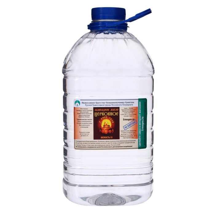 Масло лампадное «Церковное», 3 л Масло лампадное «Церковное», 3 л