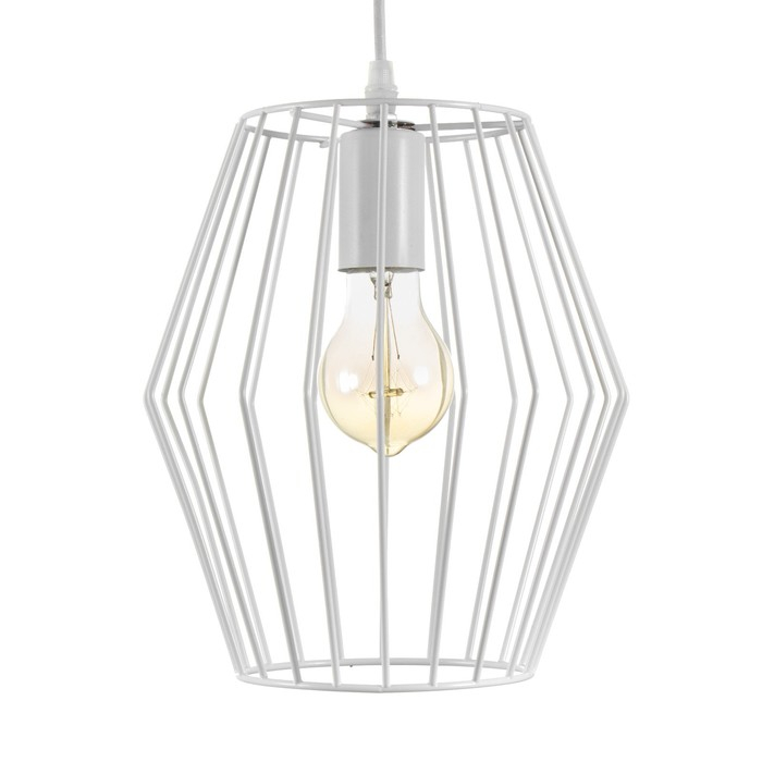 Светильник "Ромб" 1х40Вт E27 белый 22х22х25 см BayerLux