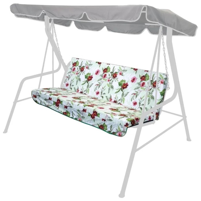 Матрас для садовых качелей Матрас для садовых качелей "Флора" универсальный, 170 х 55 см