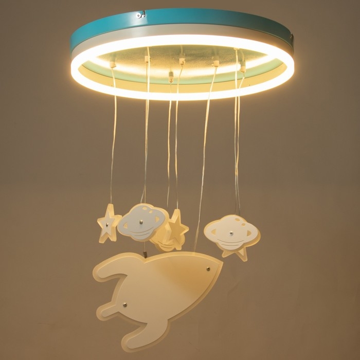 Люстра Люстра "Космос" LED 58Вт 4000К бело-голубой 50х50х60 см BayerLux