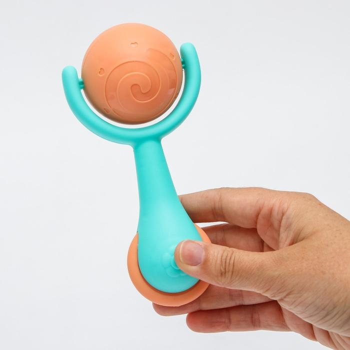 Набор погремушек с прорезывателем «Овощной микс», 2 шт Набор погремушек с прорезывателем «Овощной микс», 2 шт