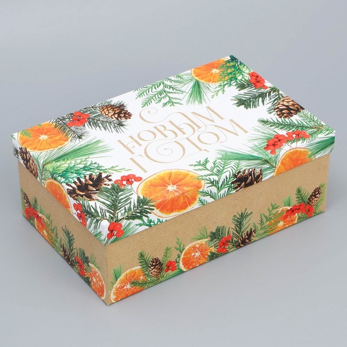 Набор подарочных коробок 5 в 1 «Новогодний», 22 х 14 х 8.5 ‒ 32.5 х 20 х 12.5 см, Новый год Набор подарочных коробок 5 в 1 «Новогодний», 22 х 14 х 8.5 ‒ 32.5 х 20 х 12.5 см, Новый год