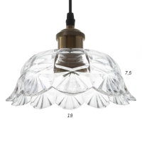 Светильник BayerLux 2258/1 E27 40Вт бронза 18х18х14-114 см