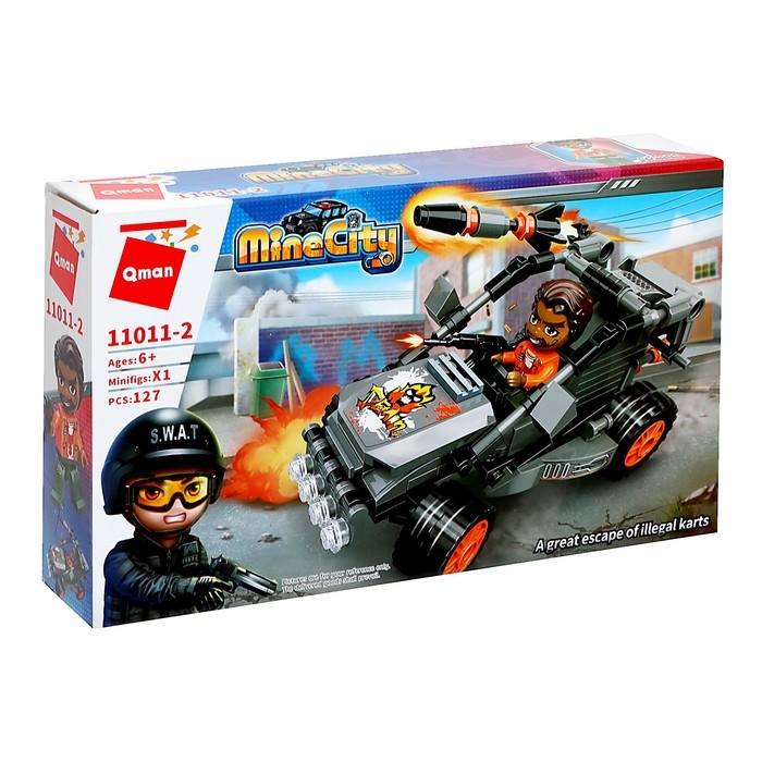 Конструктор Полиция «Стражи города», 4 вида МИКС Конструктор Полиция «Стражи города», 4 вида МИКС