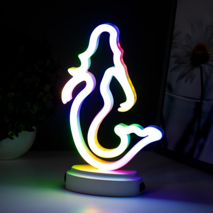 Ночник  Ночник "Русалка" LED USB 13х5.4х24 см RISALUX