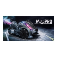 Машина радиоуправляемая MotoPRO, эффект дыма, свет, работает от аккумулятора, цвет серый