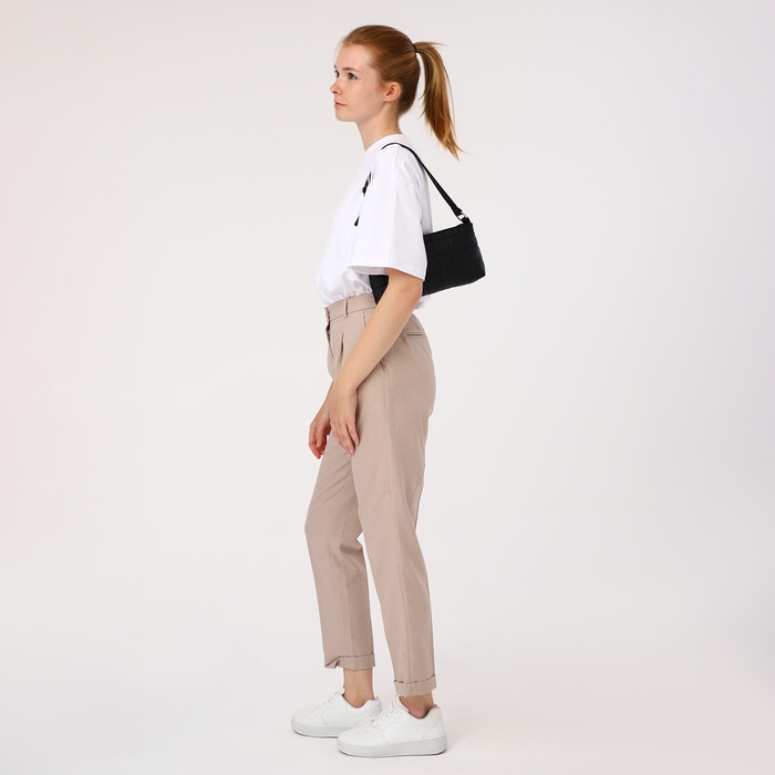 Сумка-багет на молнии, цвет чёрный Сумка-багет на молнии, цвет чёрный