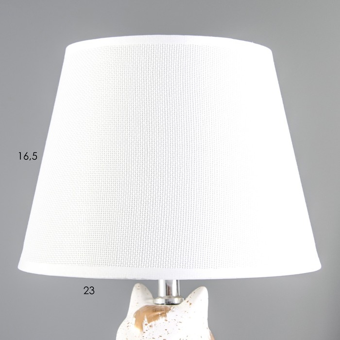 Настольная лампа Настольная лампа "Лошадь" Е14 40Вт белый 22х22х41 см RISALUX