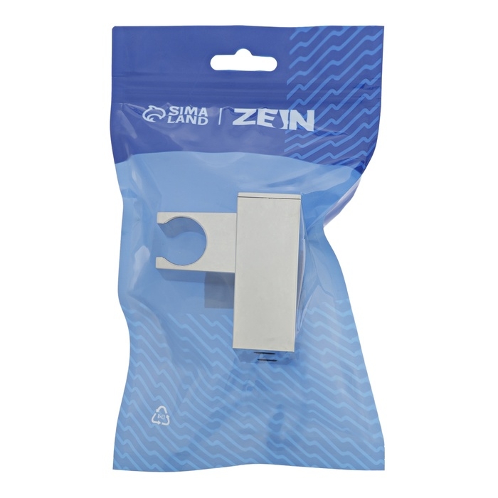 Держатель для душевой лейки ZEIN Z90, квадратный, пластик, хром Держатель для душевой лейки ZEIN Z90, квадратный, пластик, хром