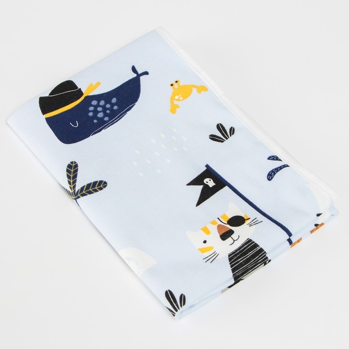 Пеленка на непромокаемой основе, 50х70 см «Пираты»