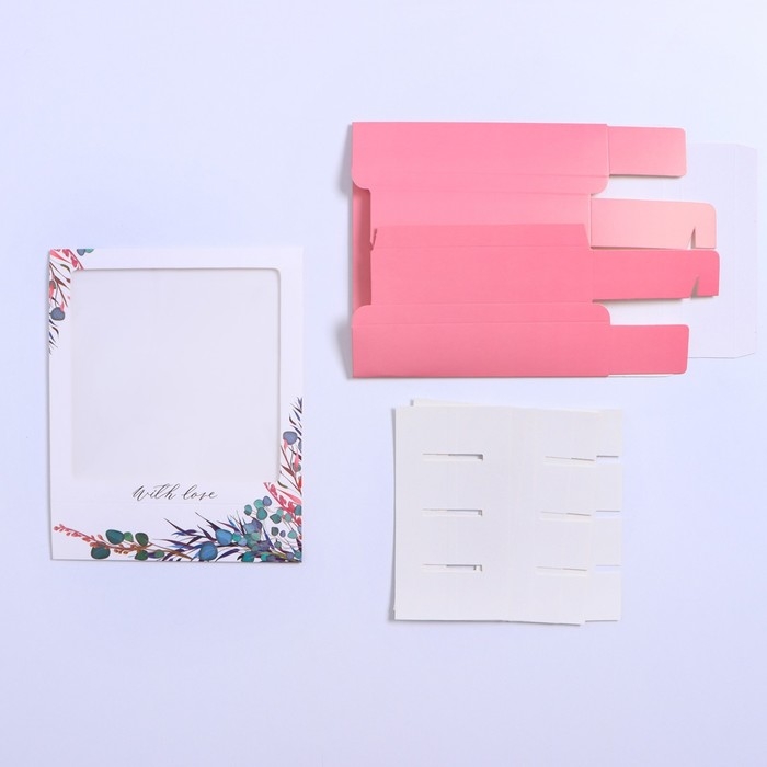 Коробка для конфет, кондитерская упаковка, 16 ячеек, With love, 17.7 х 17.7 х 3.8 см Коробка для конфет, кондитерская упаковка, 16 ячеек, With love, 17.7 х 17.7 х 3.8 см