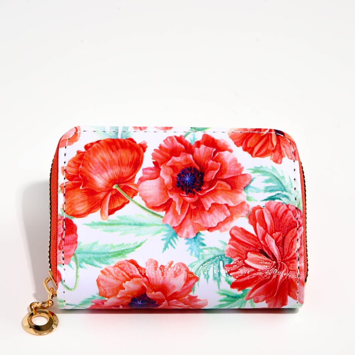 Кошелёк на молнии Кошелёк на молнии "Выбражулька", цвет красный