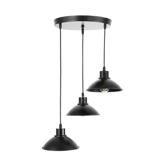 Светильник Светильник "Артена" 3xE27 40Вт черный 30х30х6-106 см