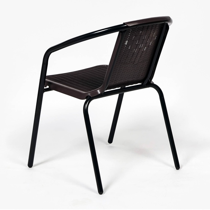 Набор садовой мебели: Стол квадратный 80 х 80 х 73 см и 2 стула коричневого цвета Набор садовой мебели: Стол квадратный 80 х 80 х 73 см и 2 стула коричневого цвета