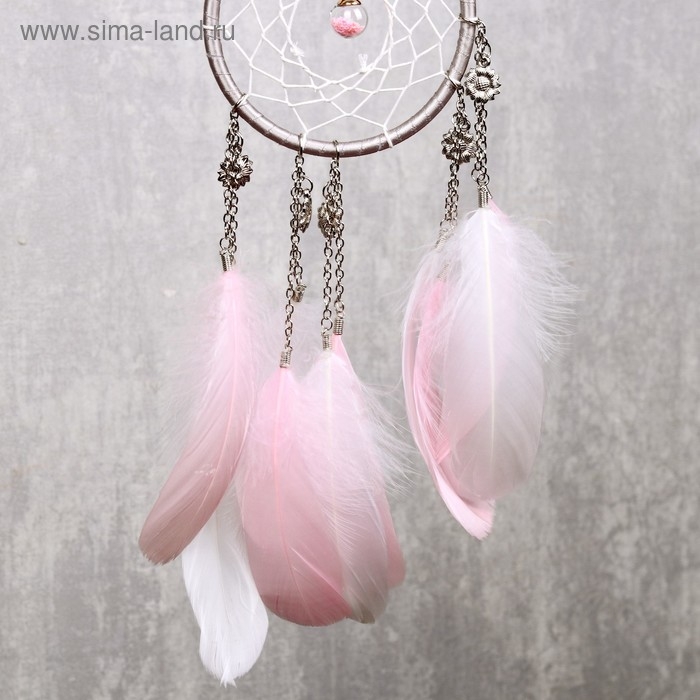 Ловец снов Ловец снов "Цветочки и шарик с бисером" d=11 см 30 см