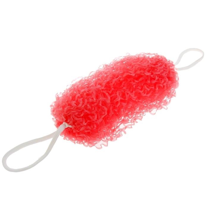 Мочалка банная Мочалка банная "Бублик", цвет микс 25 см