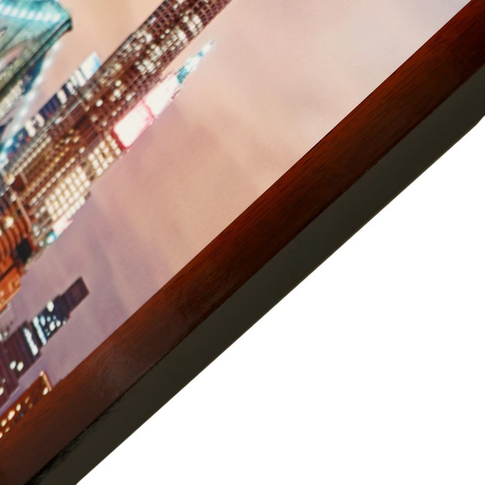 Картина  Картина "Ночной мост" 67х107 см рамка МИКС