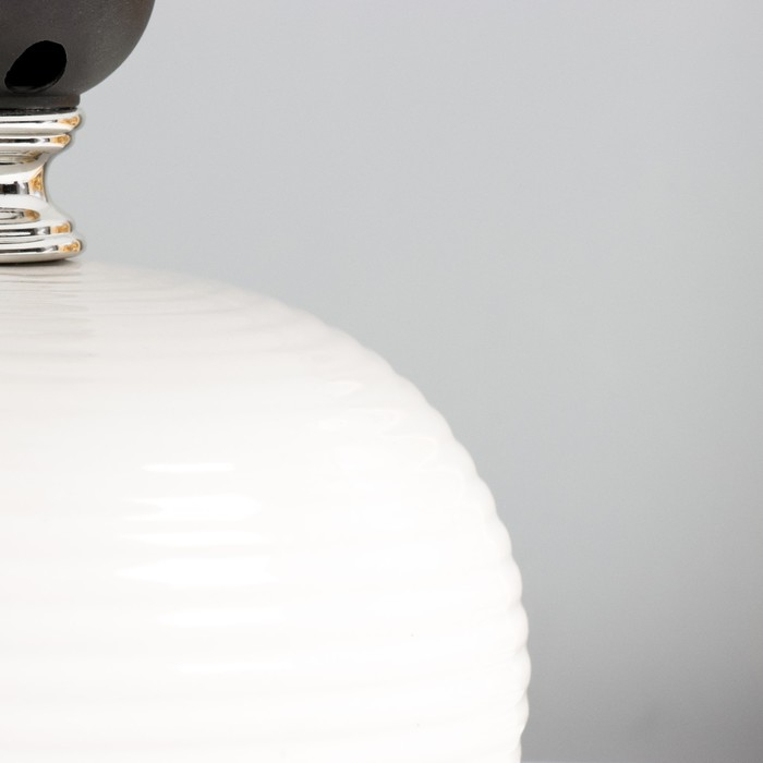 Лампа настольная Е27 25W Лампа настольная Е27 25W "Саленто белая" 18х18х25 см RISALUX