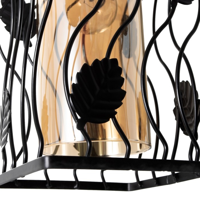 Светильник BayerLux 2111/1BK E27 40Вт черный 23х23х100 см Светильник BayerLux 2111/1BK E27 40Вт черный 23х23х100 см