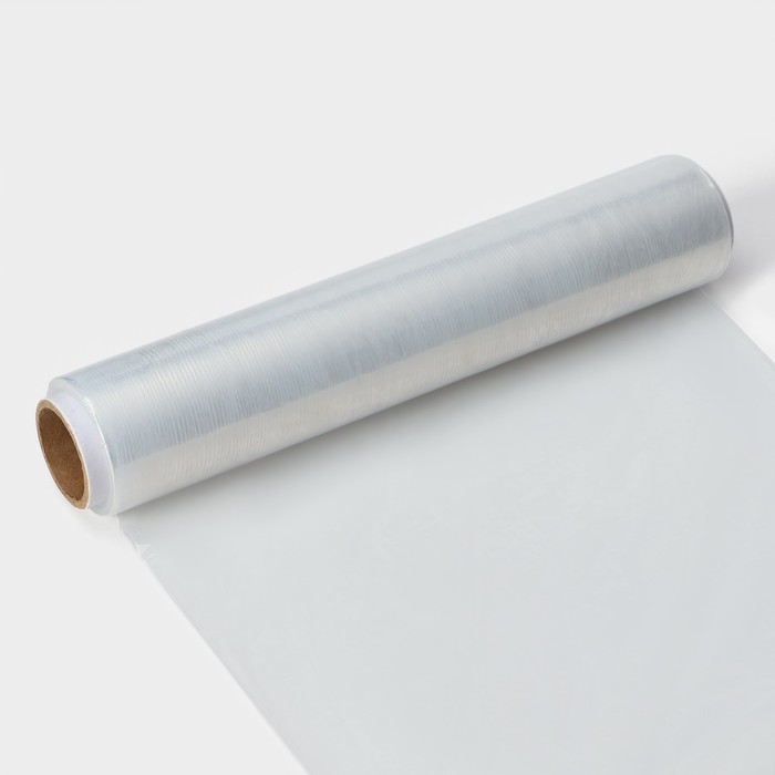 Плёнка пищевая Доляна, 30 см × 300 м, 8 мкм, цвет белый Плёнка пищевая Доляна, 30 см × 300 м, 8 мкм, цвет белый