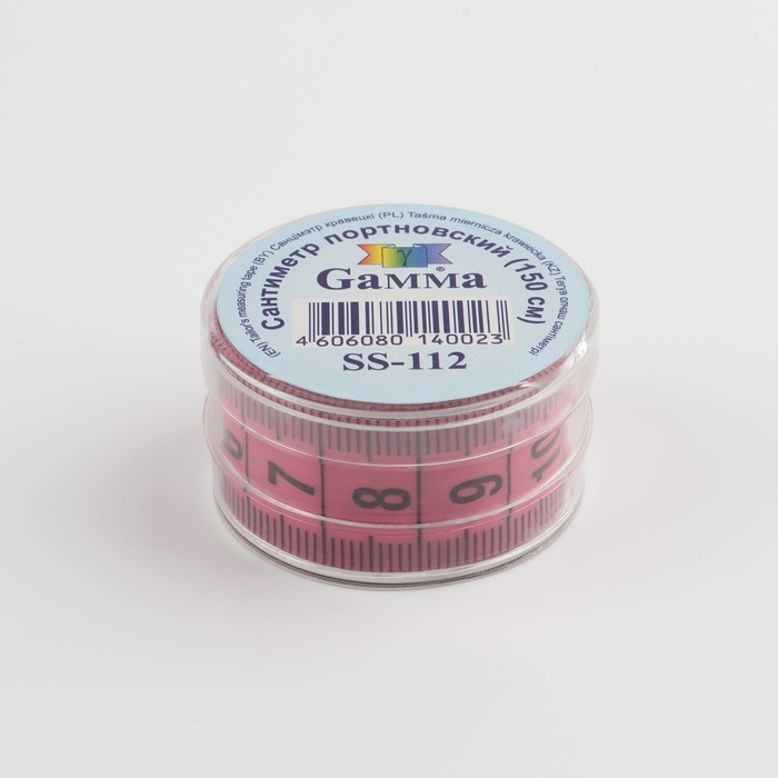 Сантиметровая лента в футляре, 150 см, цвет МИКС Сантиметровая лента в футляре, 150 см, цвет МИКС