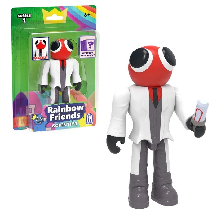 Фигурка Roblox Rainbow Friends Scientist, 13 см, 6+ Фигурка Roblox Rainbow Friends Scientist, 13 см, 6+