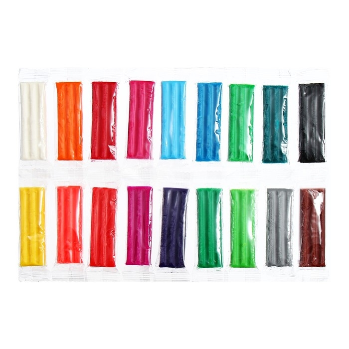 Пластилин мягкий (восковой) 18 цветов, 234 г, ErichKrause Baby на растительной основе с Алоэ Вера, со стеком, в коробке Пластилин мягкий (восковой) 18 цветов, 234 г, ErichKrause Baby на растительной основе с Алоэ Вера, со стеком, в коробке