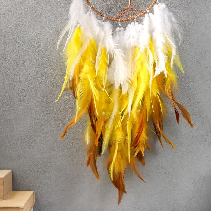 Ловец снов Ловец снов "Дерево" жёлтый d=16 см 70х16 см