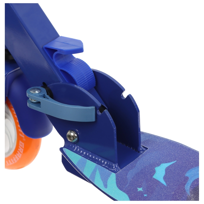 Самокат городской GRAFFITI Comfort 120, складной, колёса PU 120 мм, ABEC 7 Carbon Самокат городской GRAFFITI Comfort 120, складной, колёса PU 120 мм, ABEC 7 Carbon