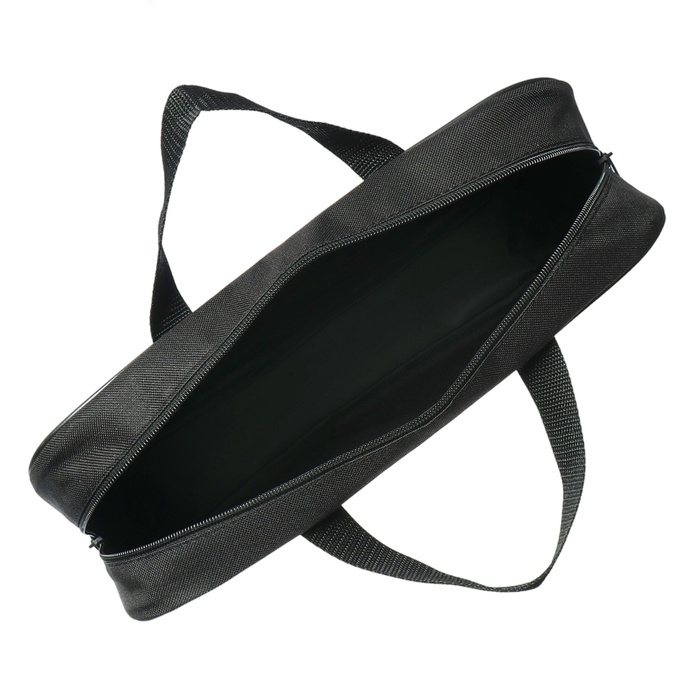 Папка с ручками текстильная А4, 355 х 270 х 75 мм, Stavia Папка с ручками текстильная А4, 355 х 270 х 75 мм, Stavia "Кошка" чёрная