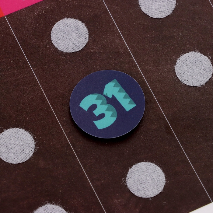 Игра на липучках развивающая. Весёлые липучки «Обучающий курс. Календарь»