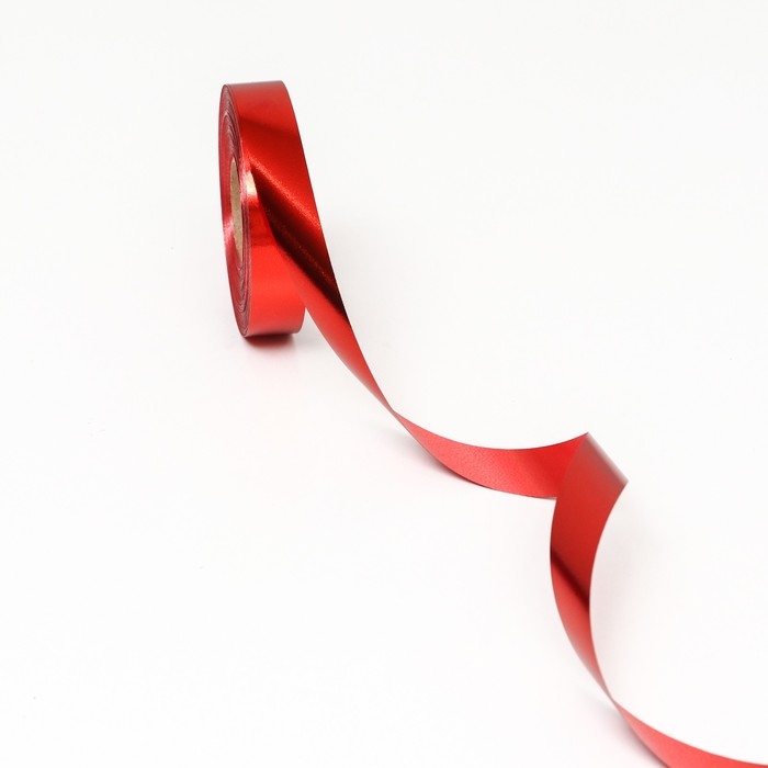 Лента металлизированная, красный, 2 х 45 м Лента металлизированная, красный, 2 х 45 м