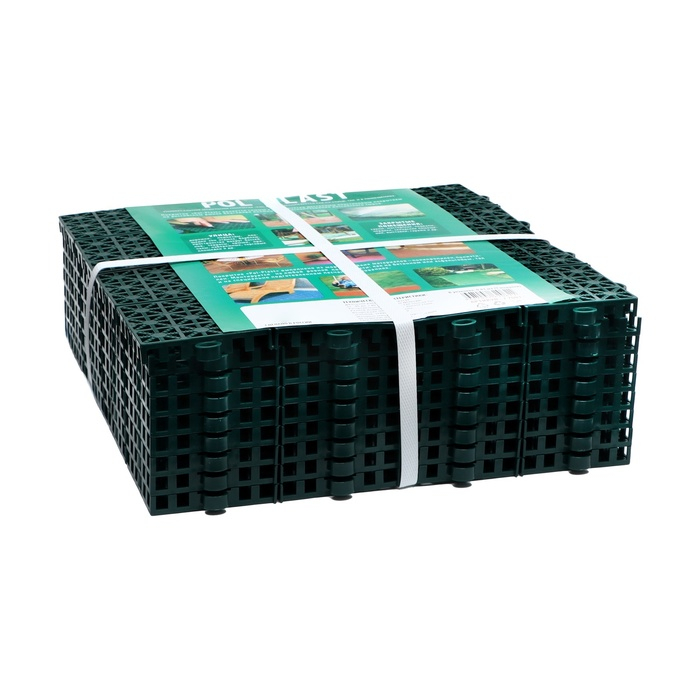 Универсальное покрытие POL-PLAST 30 х 30 см, зеленый, набор 9 шт Универсальное покрытие POL-PLAST 30 х 30 см, зеленый, набор 9 шт