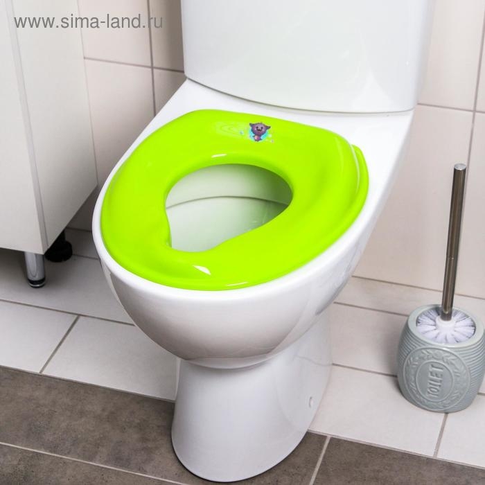 Сиденье на унитаз, цвет зеленый Сиденье на унитаз, цвет зеленый
