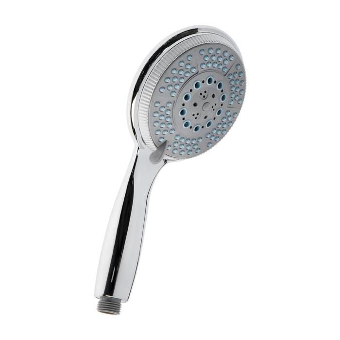 Душевая лейка ZEIN Z0505, пластик, большая, 5 режимов, хром Душевая лейка ZEIN Z0505, пластик, большая, 5 режимов, хром